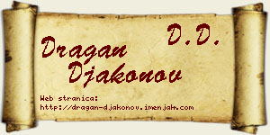 Dragan Đakonov vizit kartica